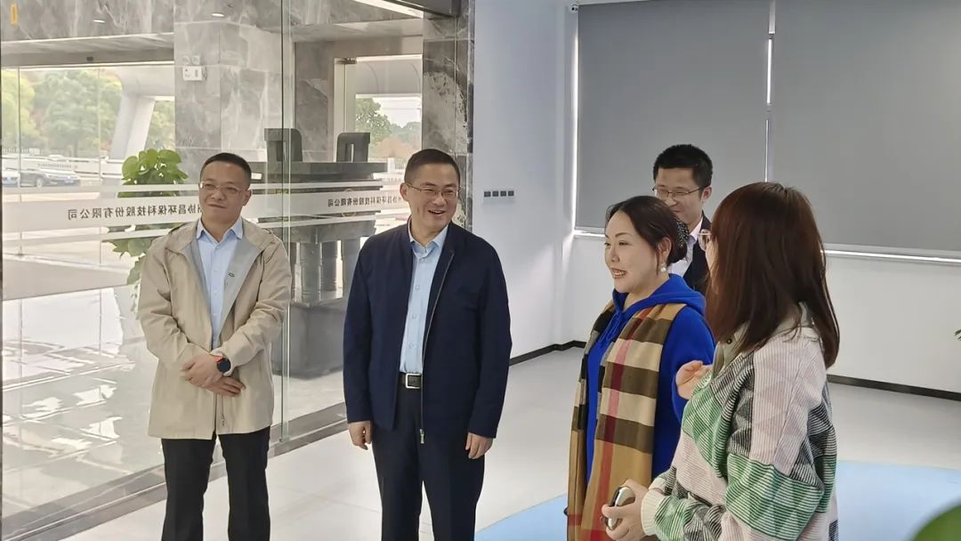 園區人大工委主任張永清一行蒞臨我司開展走訪調研活動插圖